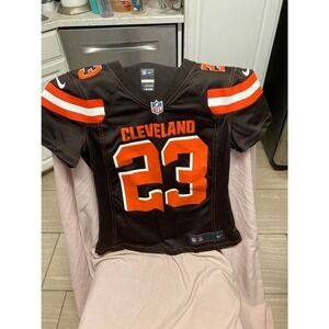 𝅺nike Cleveland Brown #23 Joe Haden Jersey Size S